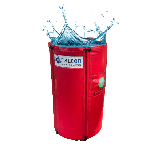 collapsible red barrel